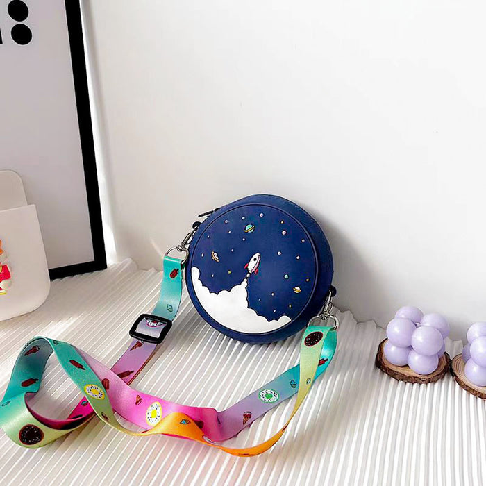 Wholesale Donut Silicone Crossbody Bag for Girls Trendy Cute Coffee Color MOQ≥10