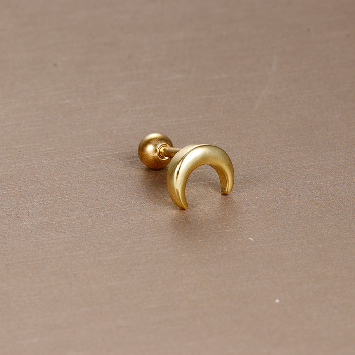 Wholesale Jewelry Stainless Steel Ear Nail Zircon Ball Screw Women