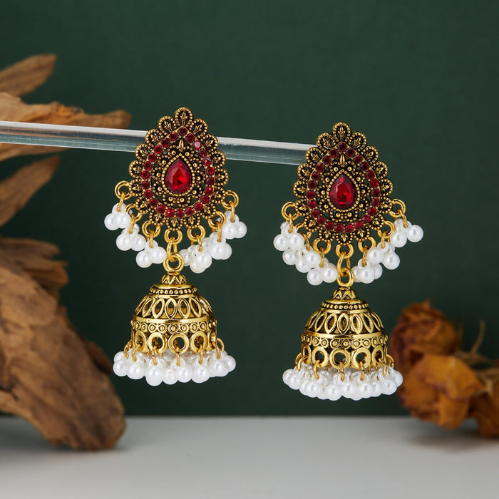 Wholesale Bohemian Retro Ethnic Style Turquoise Earrings