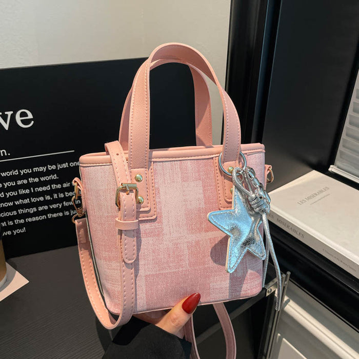 Wholesale Pu Leather Street Fashion Crossbody Bag Horizontal Square Handbag Fashion Accessory