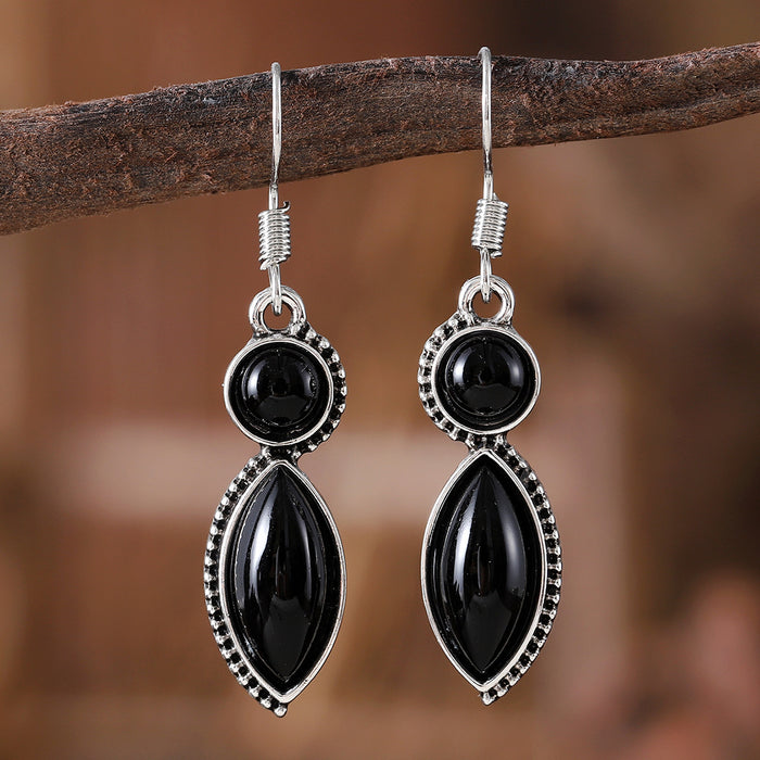 Wholesale Retro Gemstone Earrings