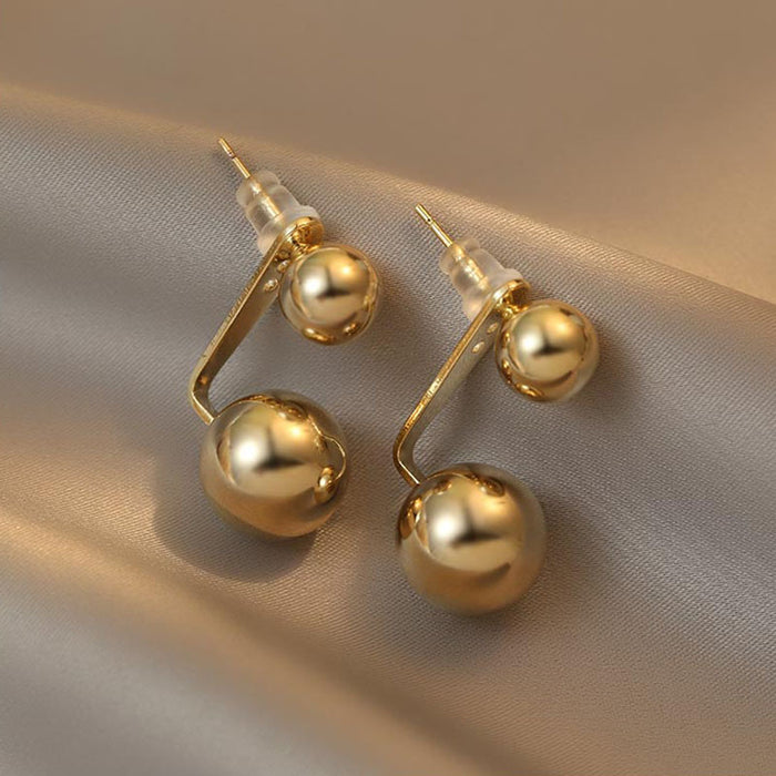 Wholesale Geometric Diamond Pearl Earrings JDC-ES-XuF126