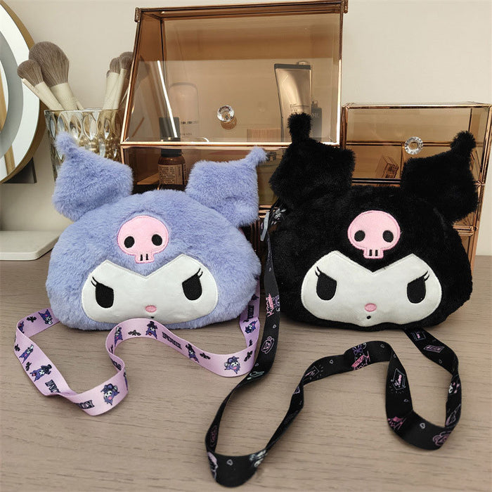 Wholesale Cute cartoon plush crossbody shoulder bags for children