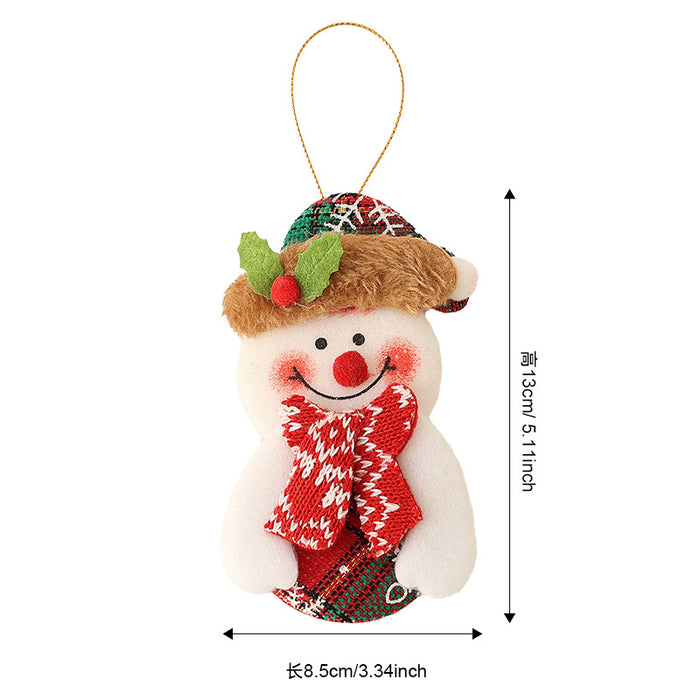 Wholesale Christmas tree decoration pendants mini Christmas tree five-pointed star ornaments party atmosphere window display