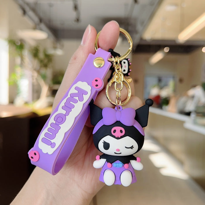 Wholesale Silicone Cartoon Doll Keychains (S) JDC-KC-WC015