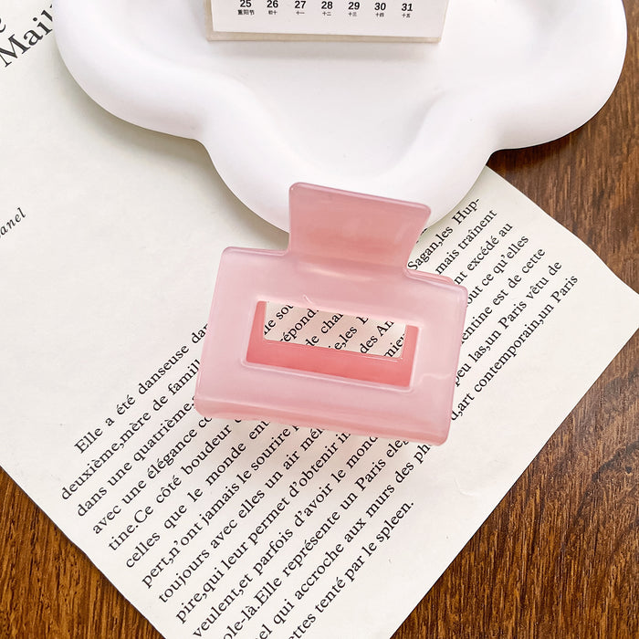 Wholesale Handmade Acetate Medium Hair Claw Square Design for Women Everyday Styling