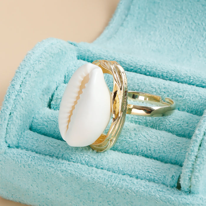 Wholesale Minimalist Shell Ring