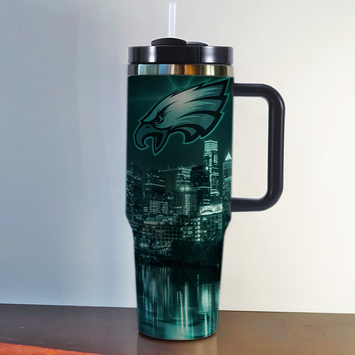 Wholesale Popular 40oz Car Cup Sf New Ice Cup Nfl American Football League Kc Thermos Cup