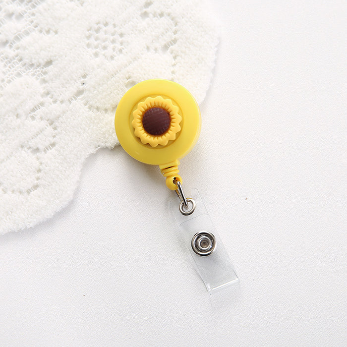 Wholesale Cute Resin Decorative Round Easy Pull Keychain JDC-KC-GangSheng001