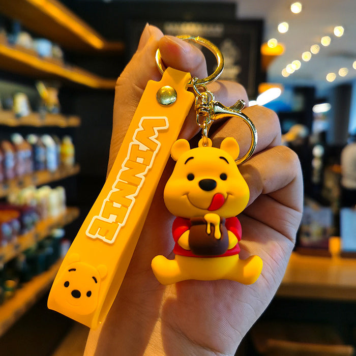 Wholesale Cartoon Silicone Doll Keychain JDC-KC-QiChao013