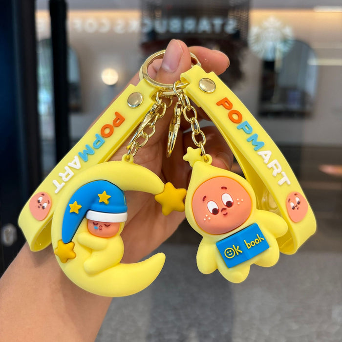 Wholesale Cute cartoon PVC keychain