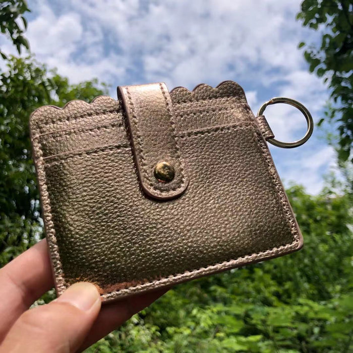 Wholesale PU Card Holder Keychain JDC-KC-Maol016