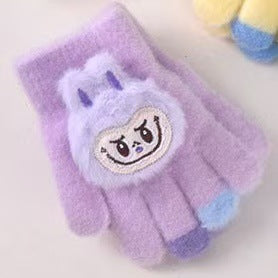 Wholesale Cartoon plush children' s gloves