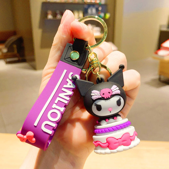 Wholesale Silicone Cartoon Doll Keychain JDC-KC-MingT089