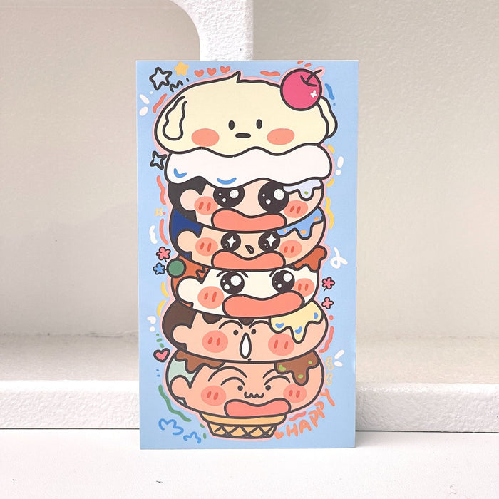 Wholesale A6 Cartoon Notebook Full-Color Pages Diary Journal Trendy Stationery