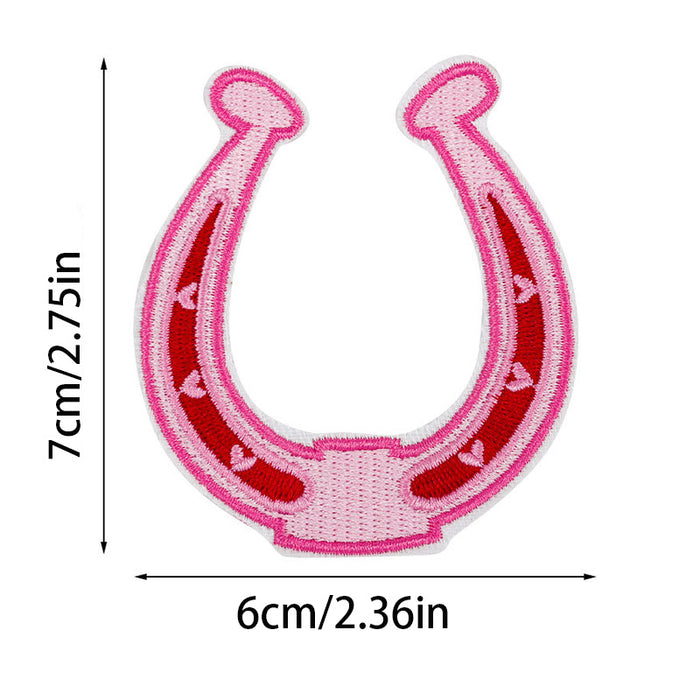 Wholesale Pink Western Denim DIY Patches