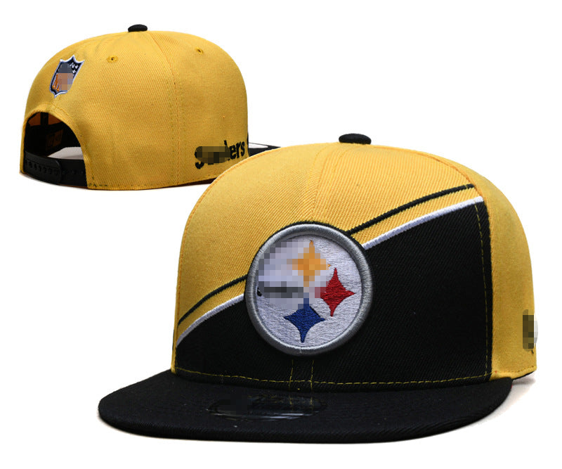 Wholesale Rugby cap for men and women,  hip-hop embroidered flat-brimmed hat,  outdoor sun protection hat