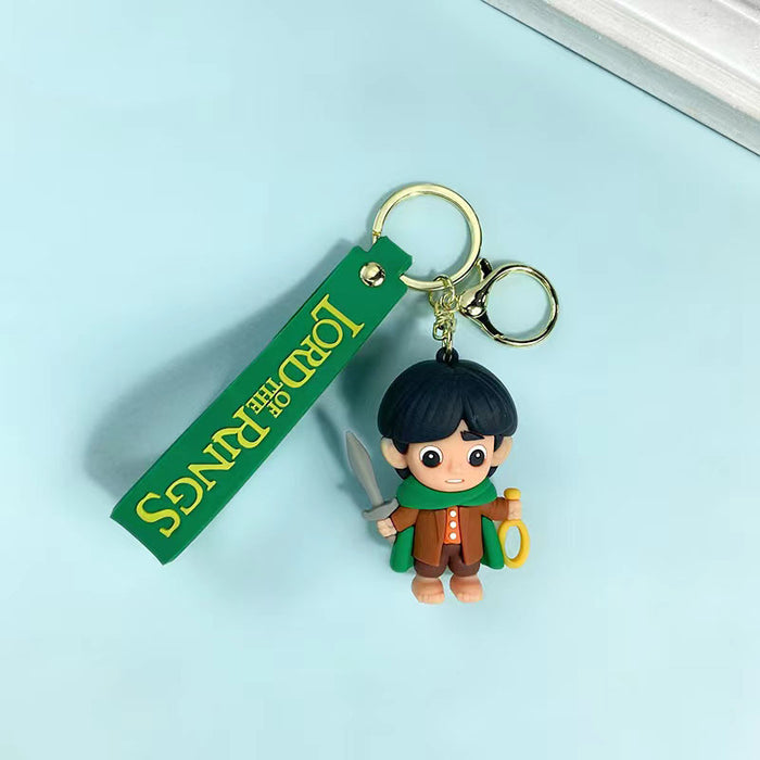 Wholesale Multiple movie character soft rubber keychains available