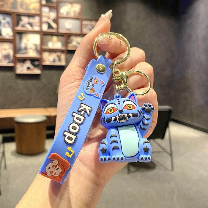 Wholesale  K-pop girl group pvc keychain Cute Keychain