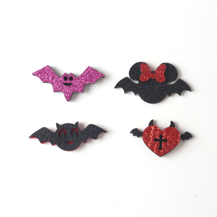 Wholesale  Pumpkin Ghost Felt DIY Hair Clip Craft Kit Decorative Accessory For Kids Boutique Resale Gift