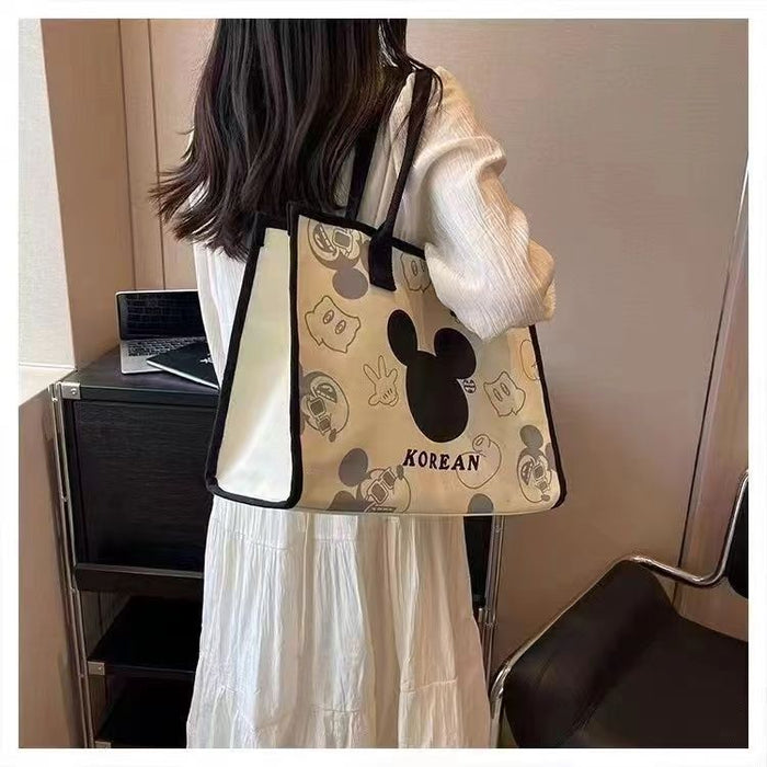 Wholesale Canvas bag, shoulder bag, commuting tote bag, large capacity tote bag, versatile tote bag