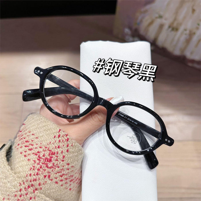 Wholesale Stylish glasses with retro small frame and high-end oval frame