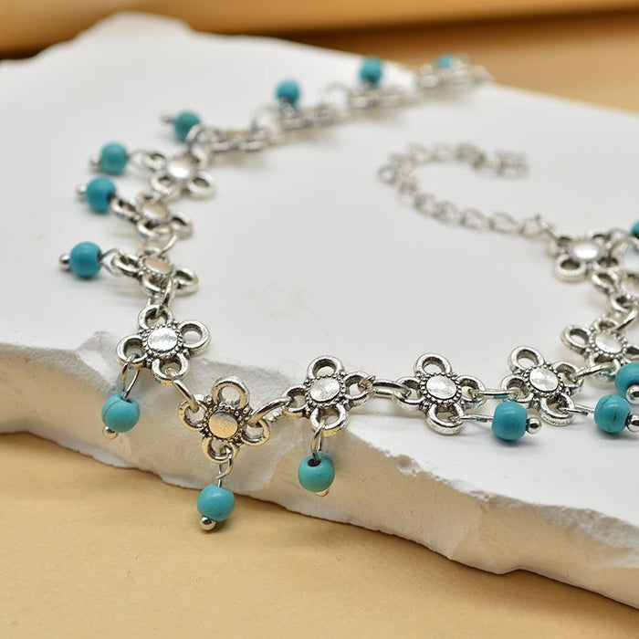 Wholesale Tassel pendant anklet retro anklet