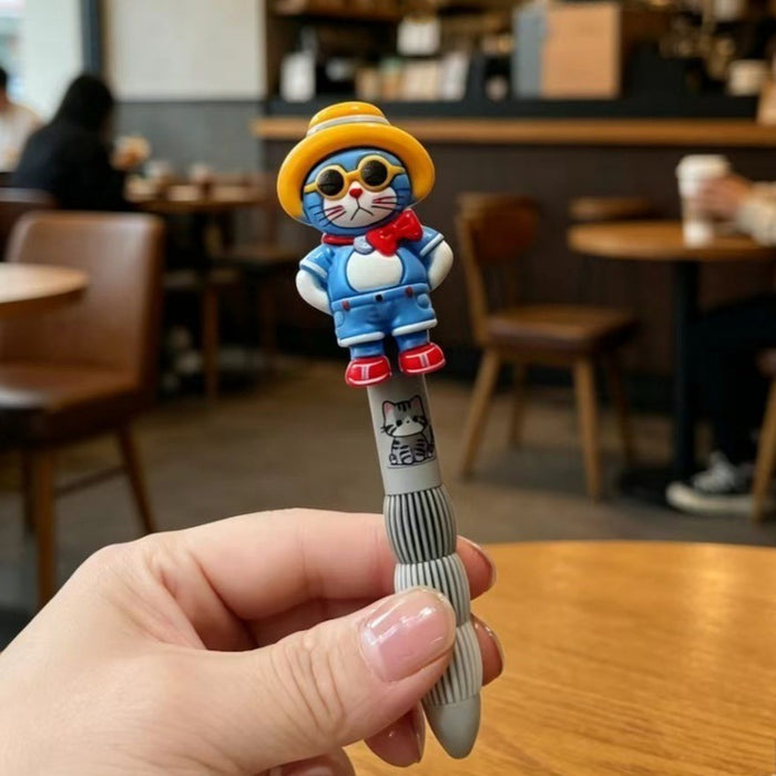 Wholesale Trendy Cartoon Cat Gel Pen 0. 5mm Cute Stationery