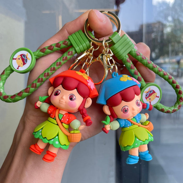 Wholesale Keychain, car keychain, bag, pendant, couple's exquisite small gift, cute doll hanging decoration