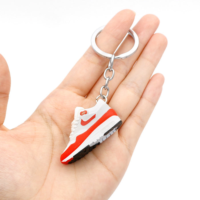 Wholesale PVC Basketball Shoe Model Keychain JDC-KC-QLPing014