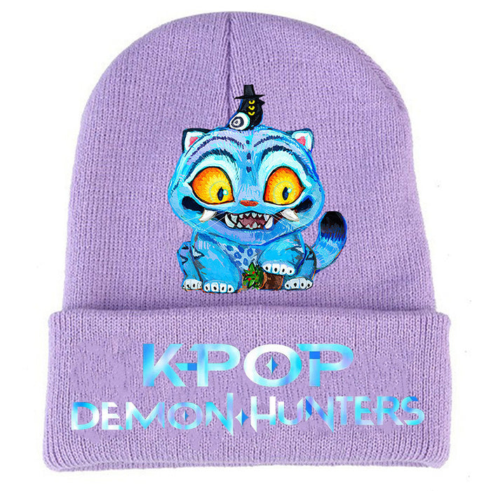 Wholesale KPOP-themed knitted hats  warm woolen hats