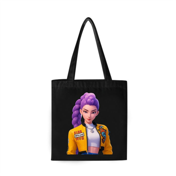 Wholesale KPOP Anime-themed printed canvas shoulder bag