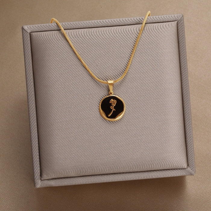 Wholesale Fade-Resistant Sweater Chain — Niche,  Light Luxury  and Sophisticated Titanium Steel Necklace
