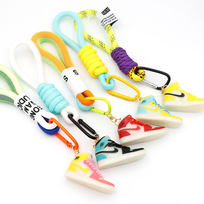 Wholesale PVC Mini Basketball Shoe Keychain JDC-KC-QLPing008