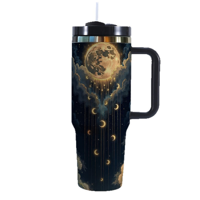 Wholesale 40oz Car Cup  moon Stainless Steel  ice bullies cup Tumbler Thermos Cup