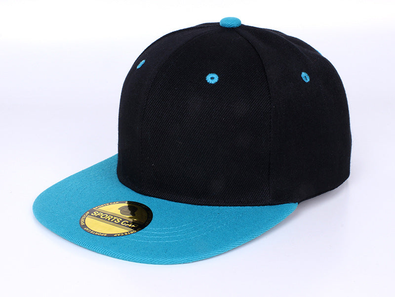 Wholesale Red Solid Color Baseball Cap Flat Brim Skateboard Hip Hop Adjustable Summer Fashion
