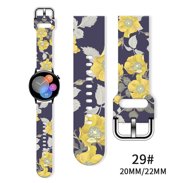 Wholesale Printed  Tpu Watch Strap Wrist Strap JDC-WD-NuoQi085