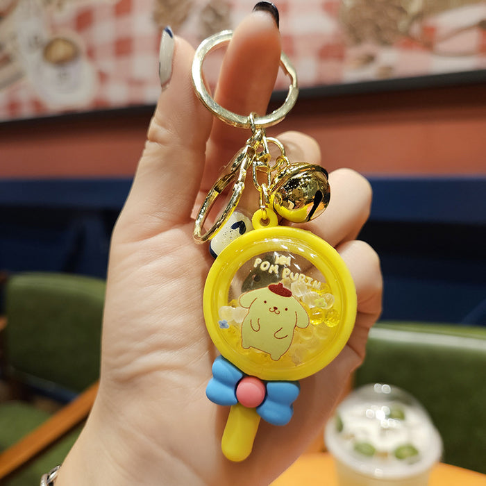 Wholesale Cartoon Bell Aromatherapy Silicone Keychain JDC-KC-YiZhuo005