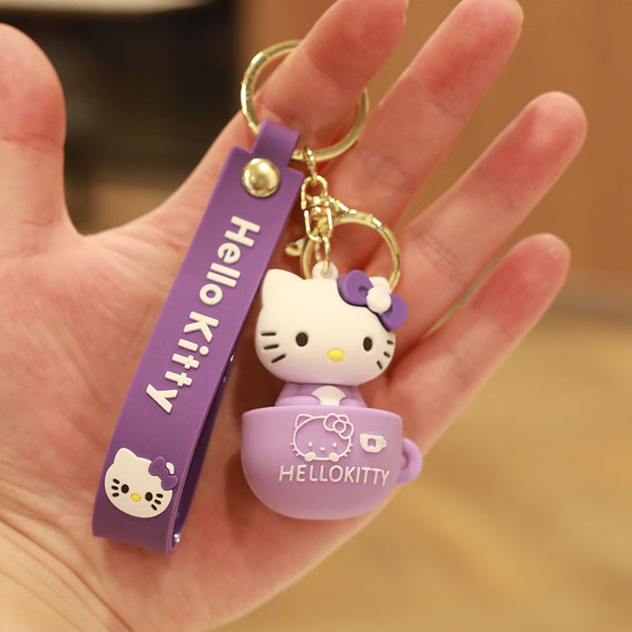 Wholesale Cartoon Doll Silicone Keychain JDC-KC-NiuTe004