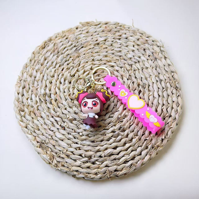 Wholesale Cute Cartoon 3D Keychain Pendant PVC Bag Charm Backpack Accessory Party Gift