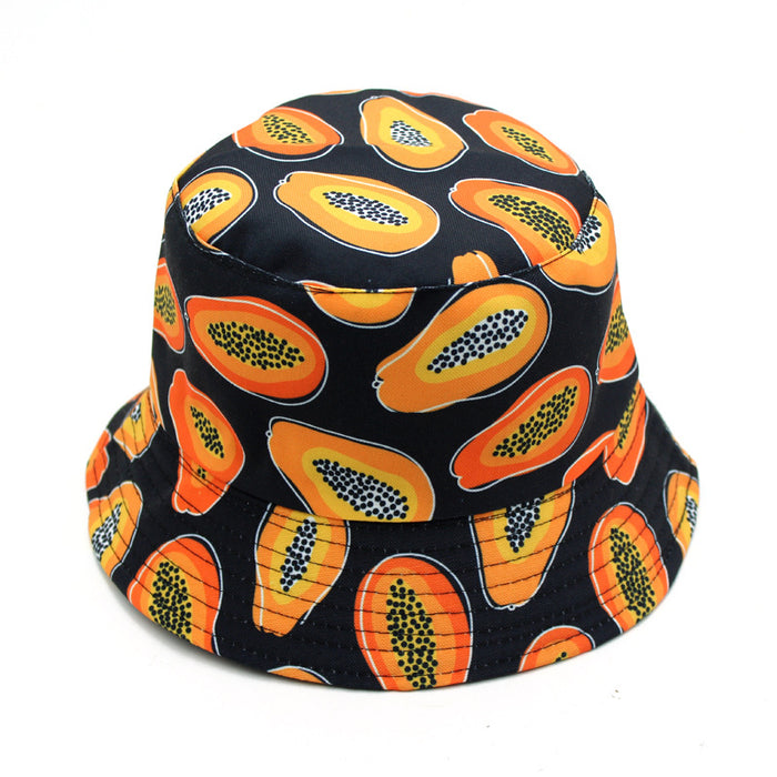 Wholesale New Hat Pattern Printed Sunshade Fisherman's Hat Outdoor Leisure Versatile Pot Hat