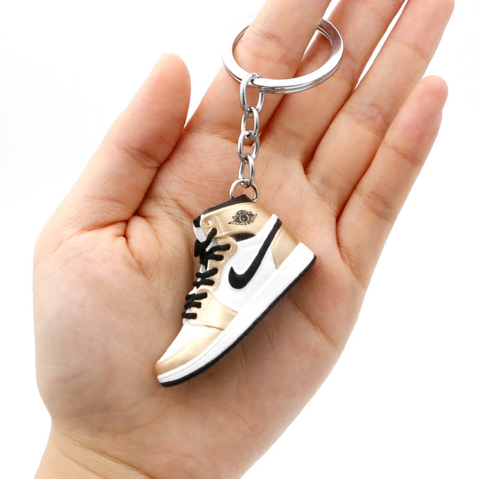 Wholesale PVC Mini Basketball Shoe Keychain JDC-KC-QLPing008