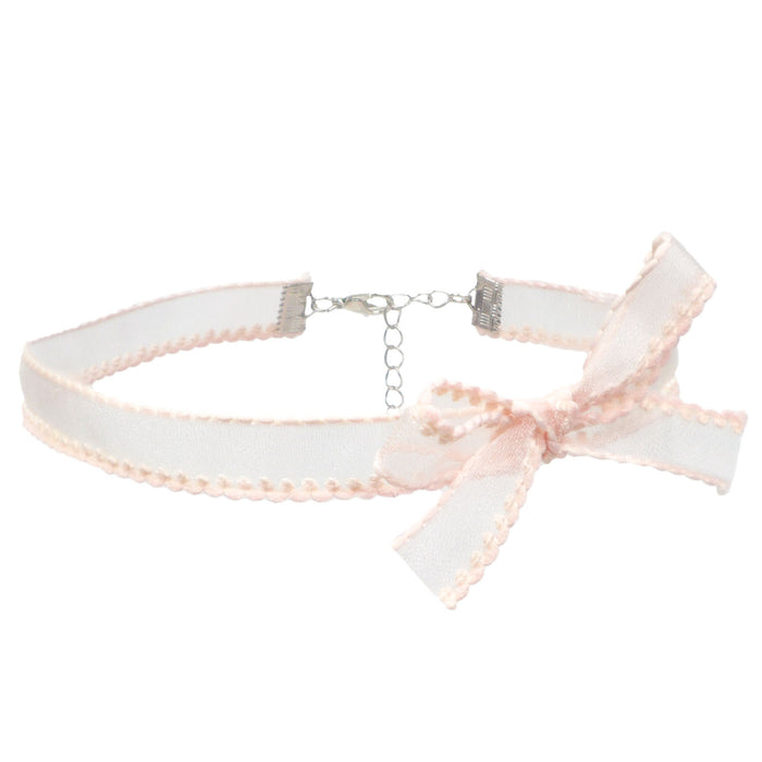 Wholesale Jewelry Pink Love Pendant Neck Chain Item Clavicle Chain Butterfly Necklace