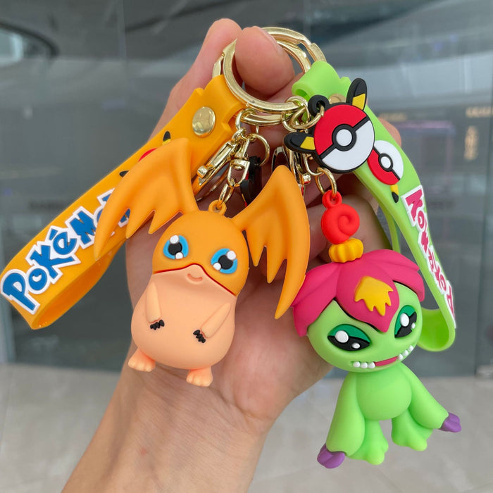 Wholesale Cartoon Anime Keychain Bag Pendant Doll Hanging Decoration Car Keychain Small Gift Wholesale