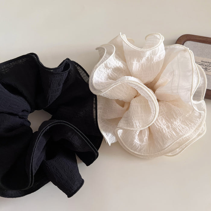 Wholesale Temperament, lace, pleated, high-end hair loop, hair rope