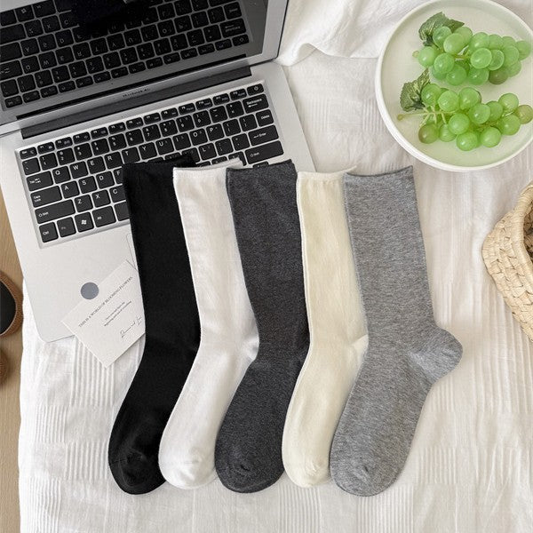 Wholesale Versatile boneless calf socks, cotton casual pile socks, long socks