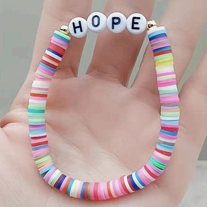 Wholesale Soft Pottery Colored Mixed Bracelets JDC-BT-XinJ002