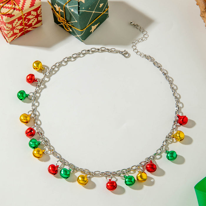 Wholesale Christmas Bell Love Drop Earring and Necklace Set Jewelry Accessory Gift MOQ≥2