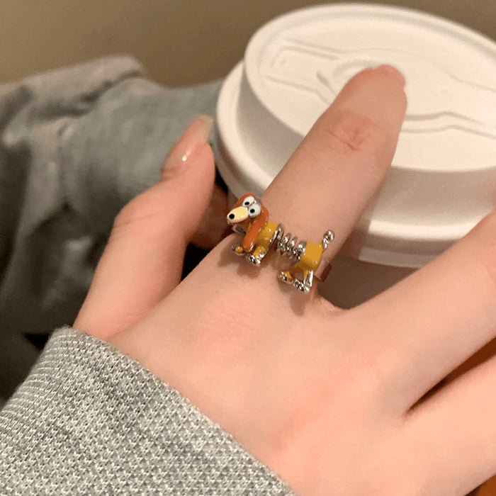 Wholesale Ring, playful, index finger ring, adjustable opening ring