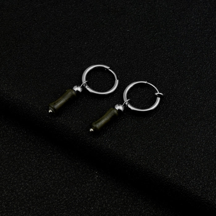 Wholesale Bamboo Pearl Earrings Ear Buckle Earrings